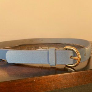 J Crew Leather Belt - Blue